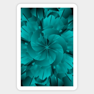 Abstract: flower (ARCTIC) Sticker